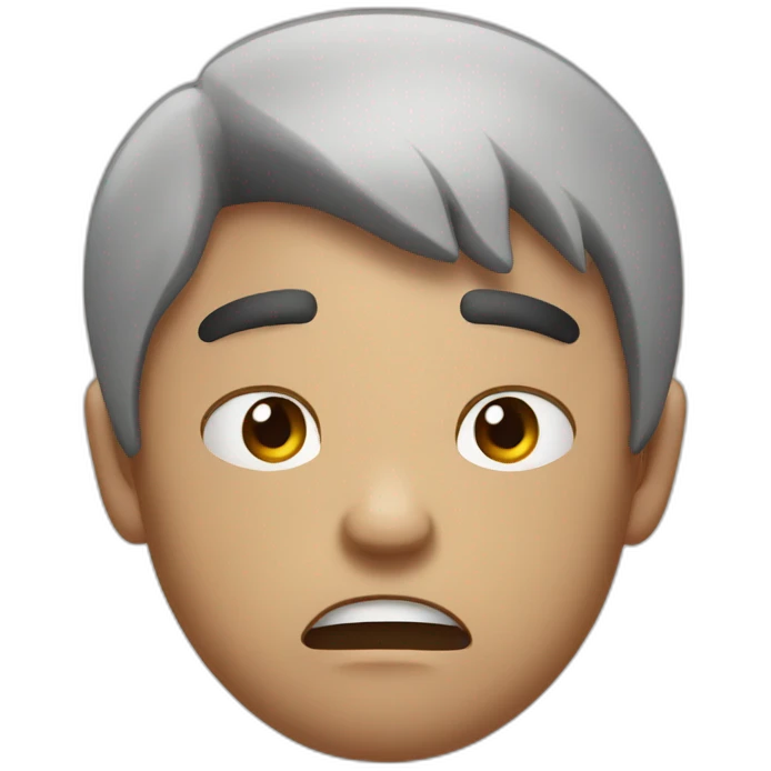 angry and tired and helpless Taro emoji
