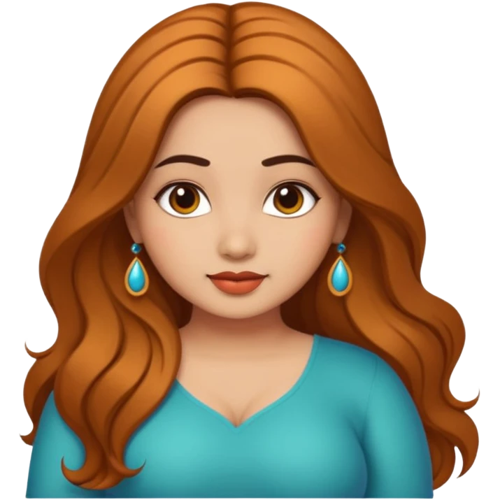 Indian curvy hair 25 years old girl emoji