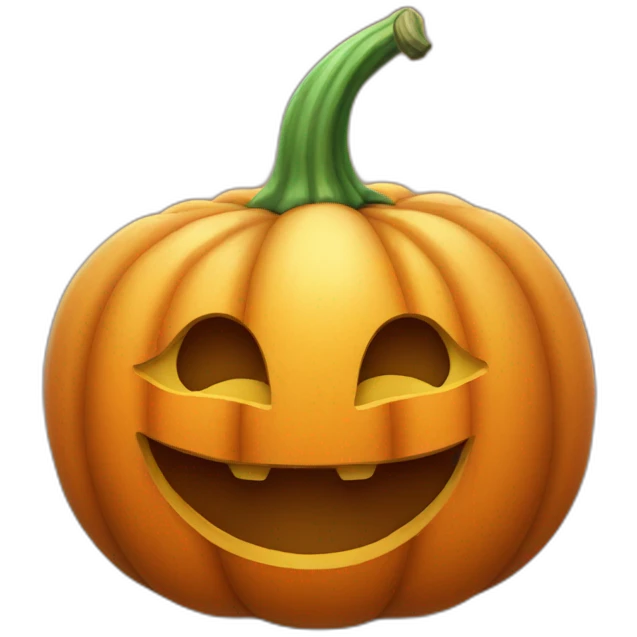 happy pumpkin emoji