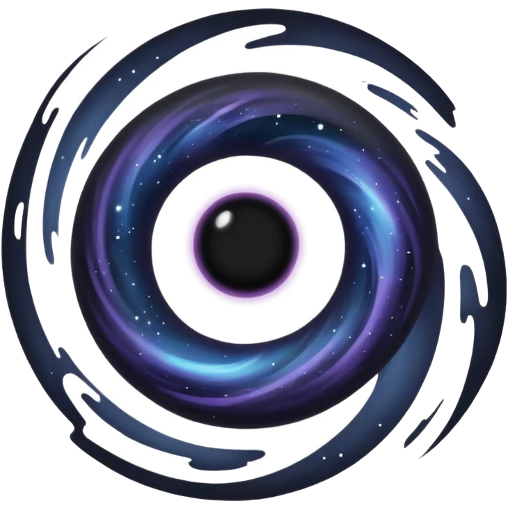 Black hole emoji