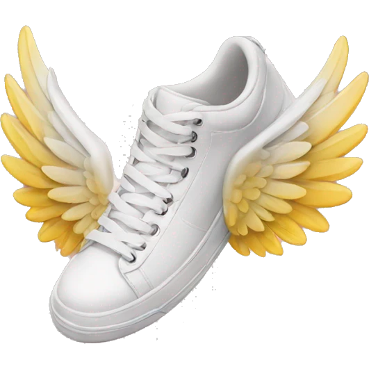 shoe with wings emoji
