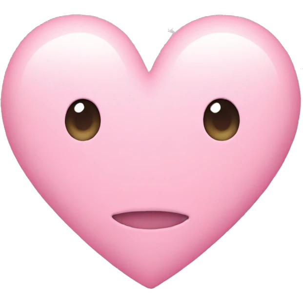 Make me a pastel pink heart emoji