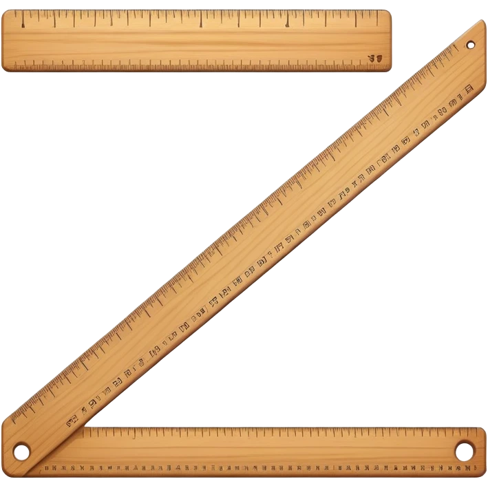 ruler with inch measurements emoji