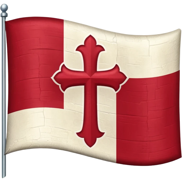 la bandera de la cruz de borgoña emoji