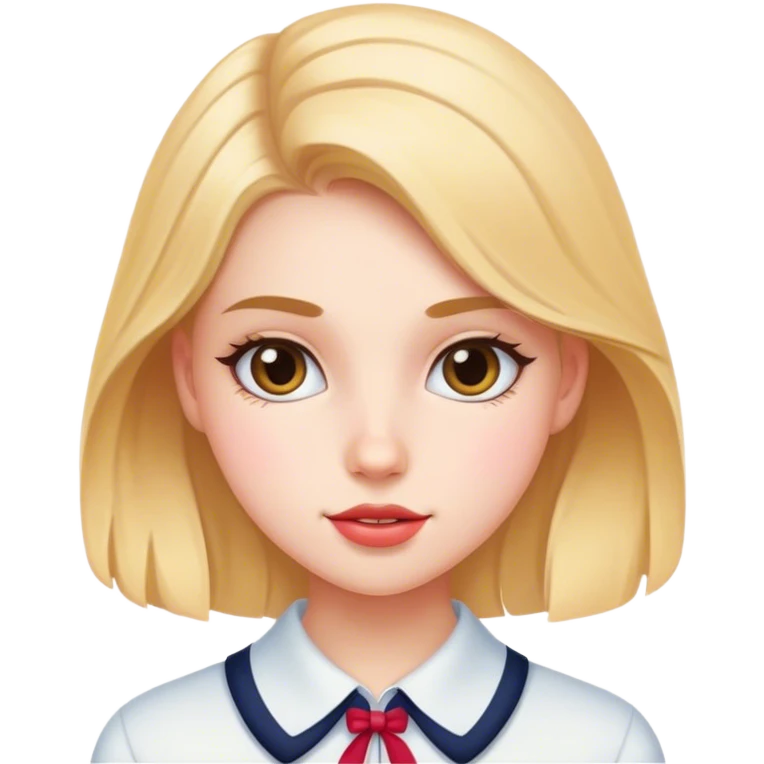 Preppy girl emoji