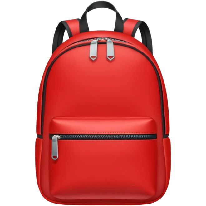 red small backpack emoji