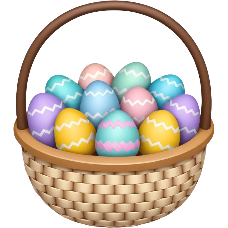 easter egg basket emoji