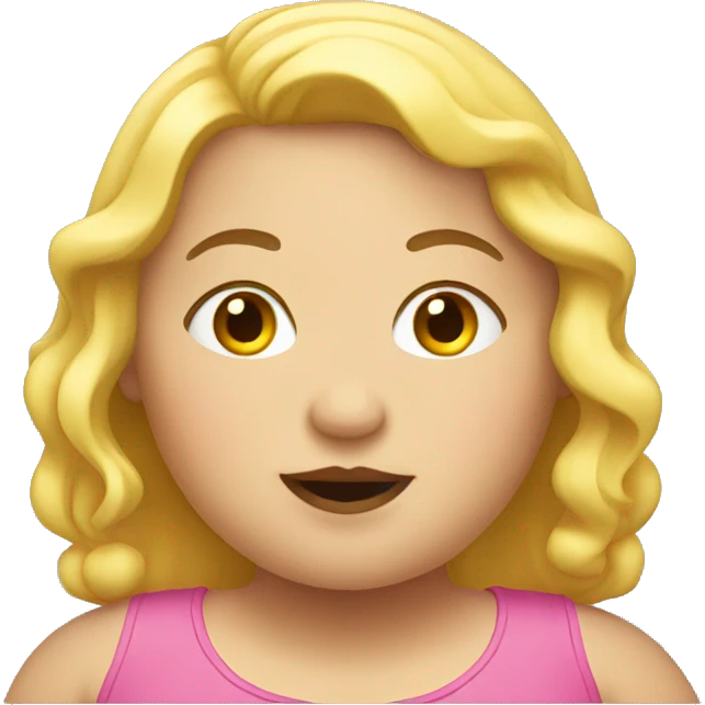 Fat girl emoji