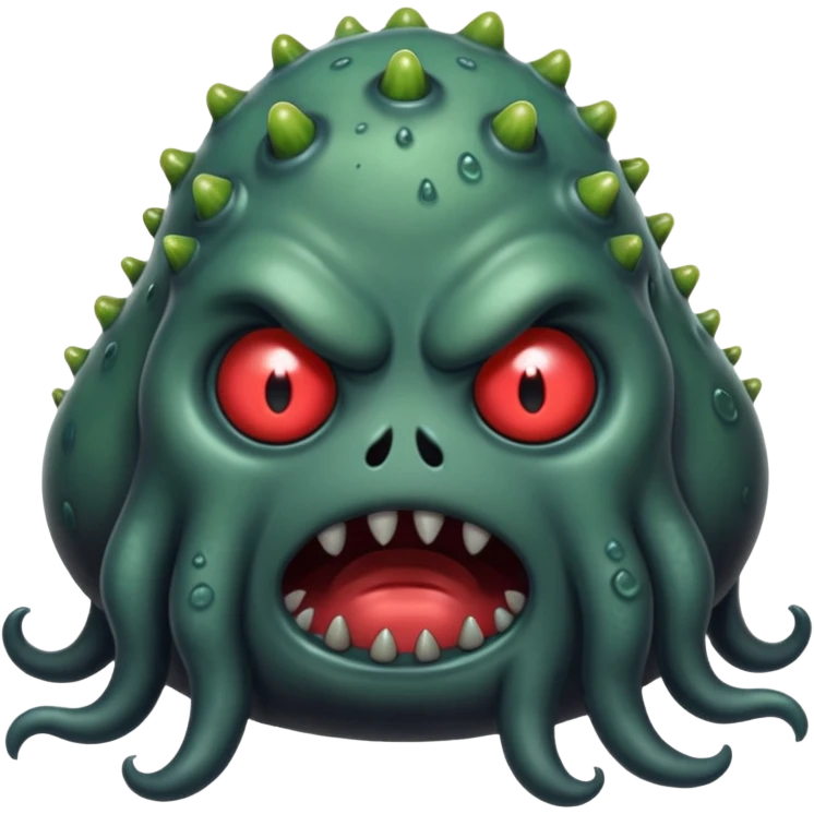 shoggoth unfriendly angry scary emoji