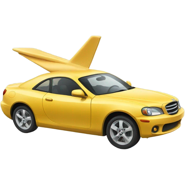 Car flaying  emoji
