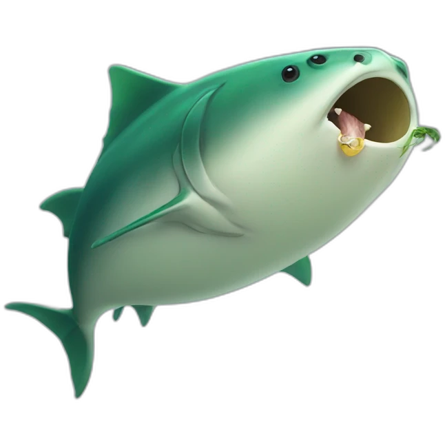 Ray eating poison emoji