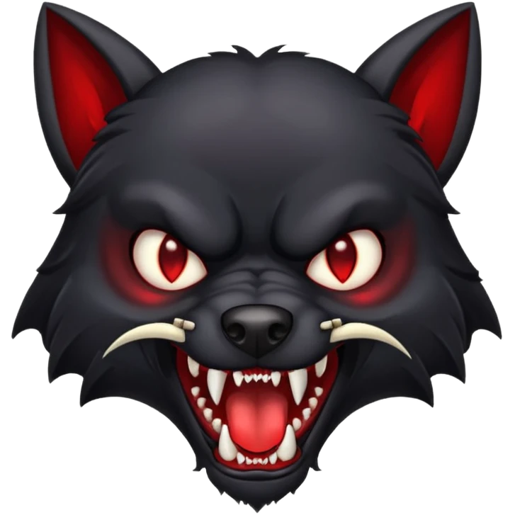 vampire dog emoji