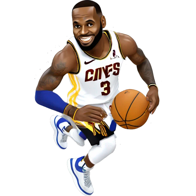 LeBron, James, qui dunk Sur Stephen Curry emoji