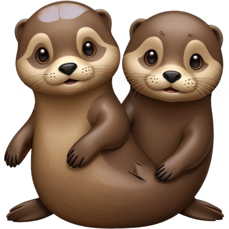 Otter and seal emoji