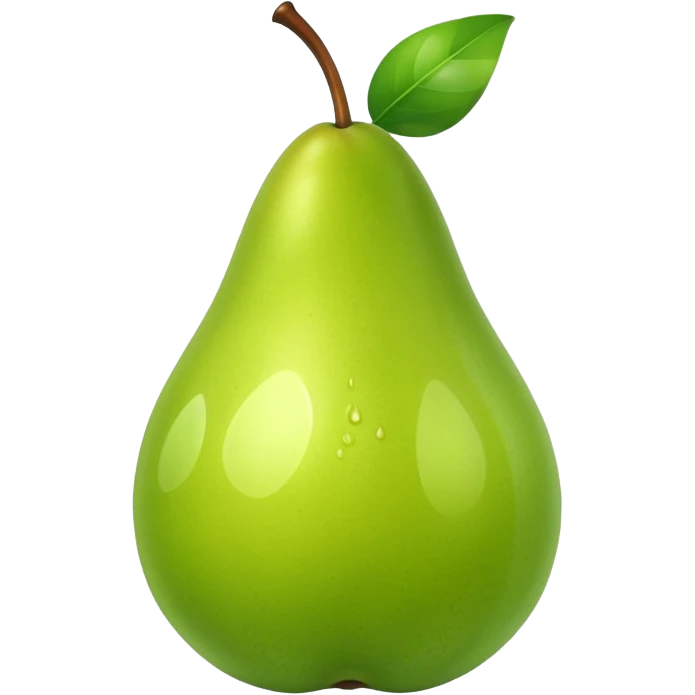 Heulende birne emoji