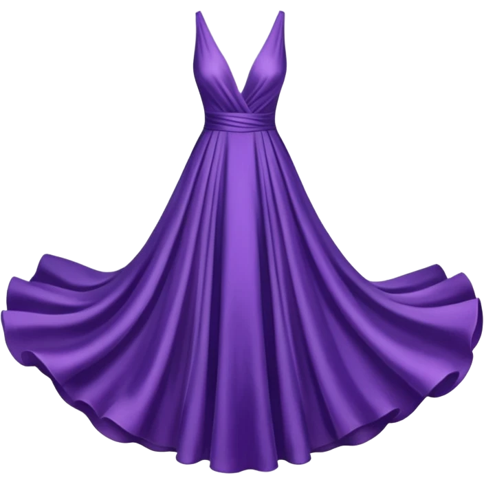 purple dress emoji