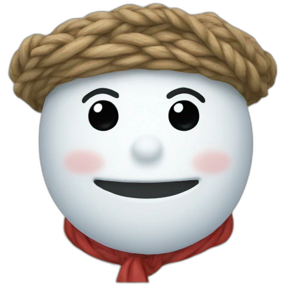 Bonhomme de neige emoji