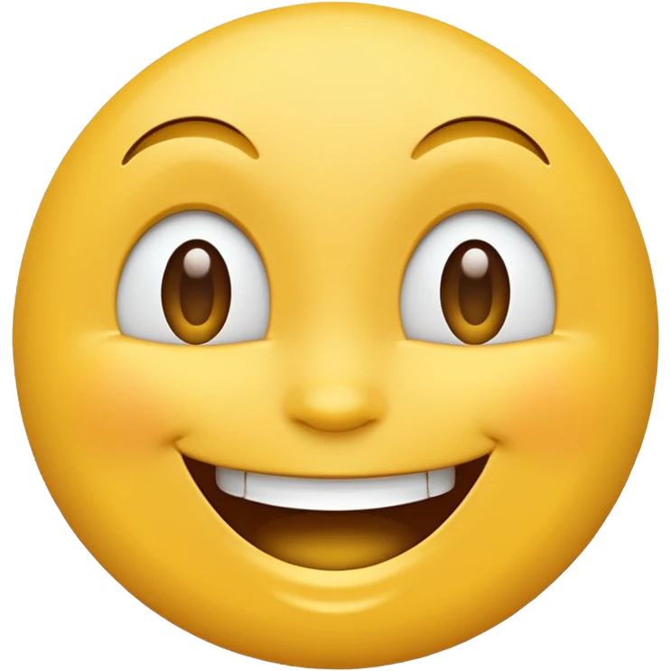 Happy face emoji