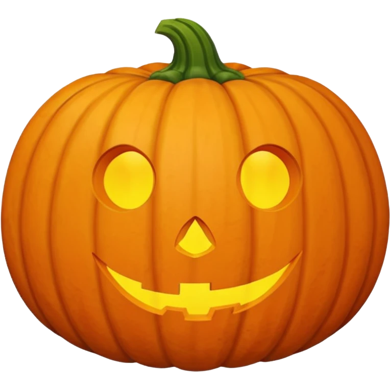 pumpkin no face emoji