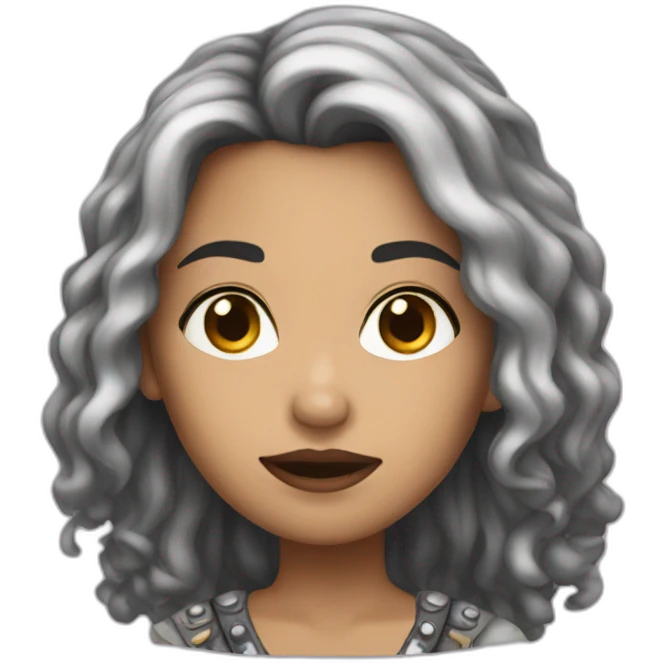 Rock princess emoji
