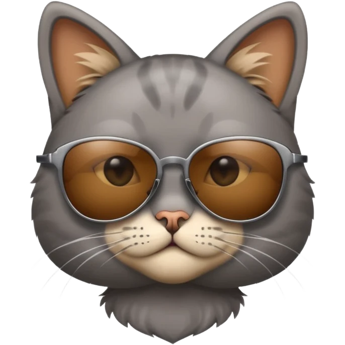 Cat wearing sunglasses emoji