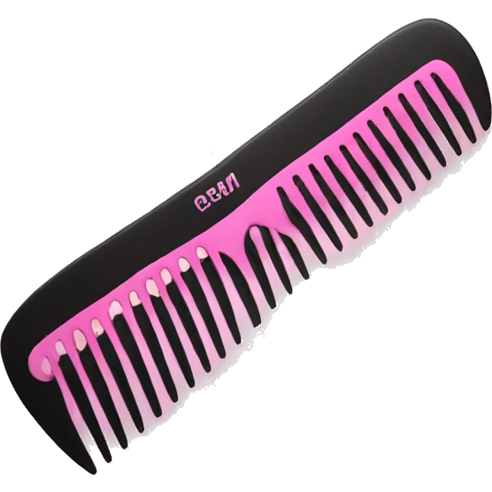 comb for hair pink emoji