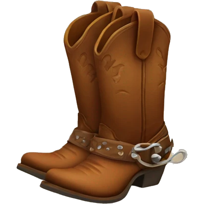 Cowboy boots emoji