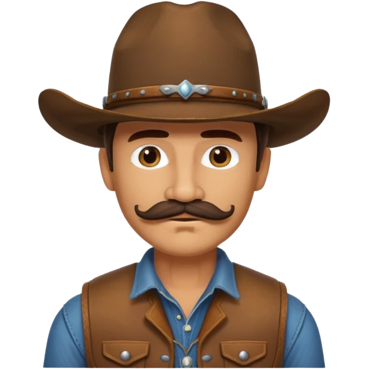 Western Cast cowboy emoji