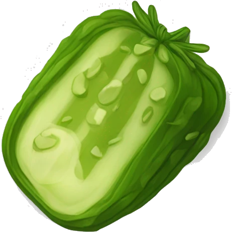 Dill pickle chip emoji