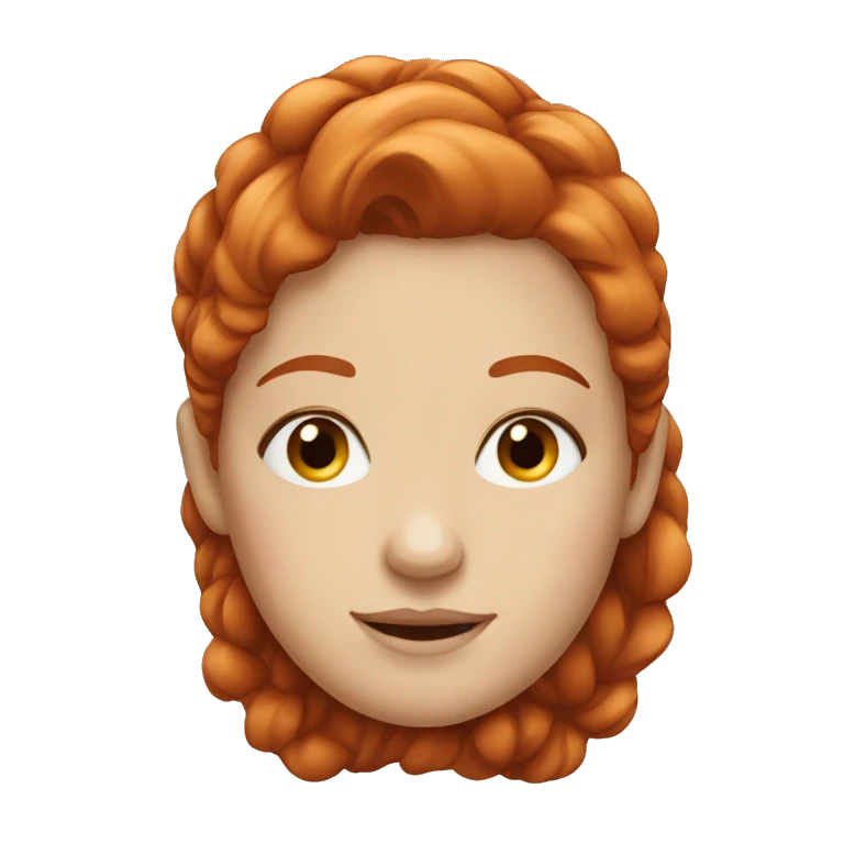 Redhead girl emoji