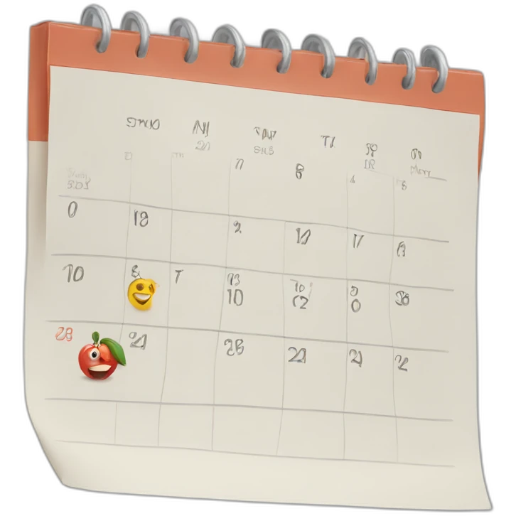 calendar emoji