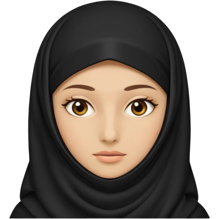 girl wearing niqab emoji