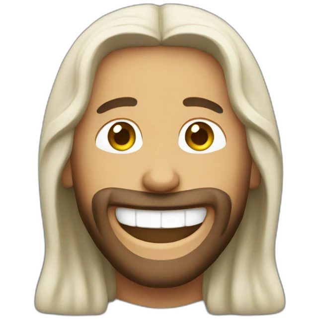 Jesus laughing emoji
