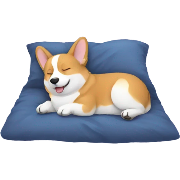 Corgi sleep emoji