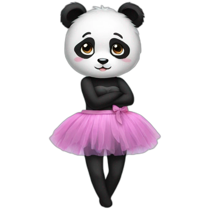 panda tutu emoji