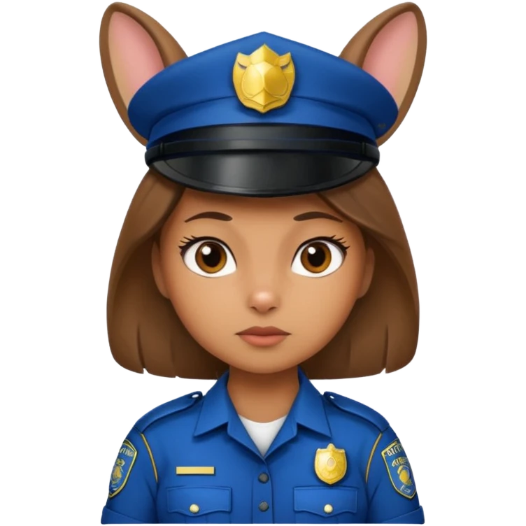 Jodi rabbit police emoji