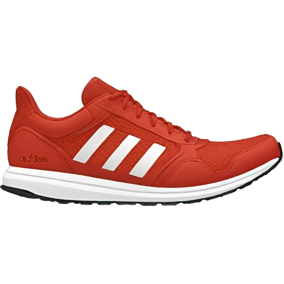 adidas red running shoes emoji