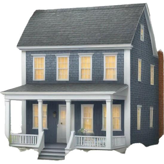 Nantucket house emoji