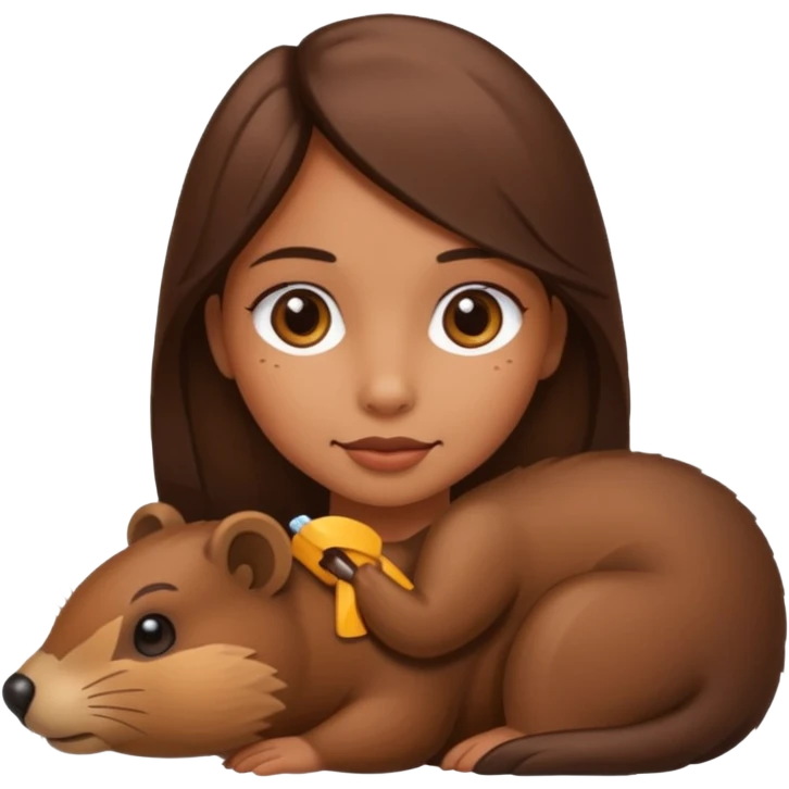 girl beaver emoji