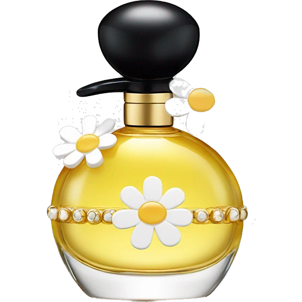Realistic Marc Jacob’s, daisy perfume bottle emoji