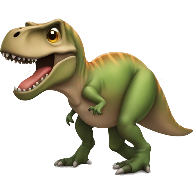 Trex farting emoji