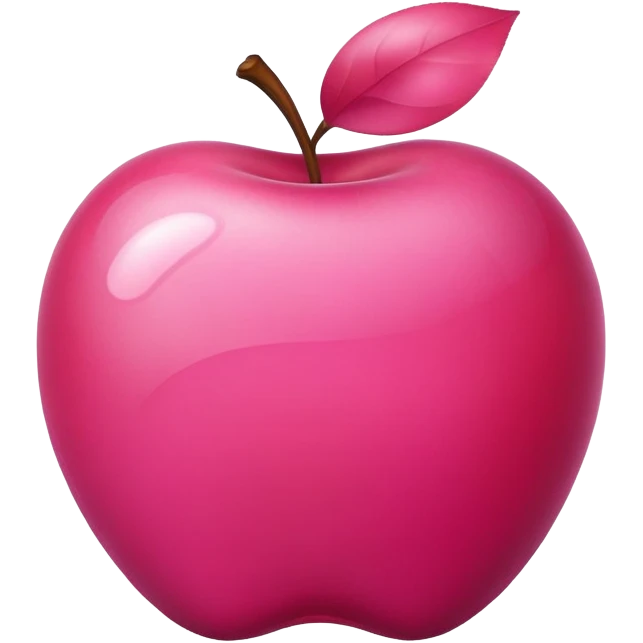 pastel pink apple emoji
