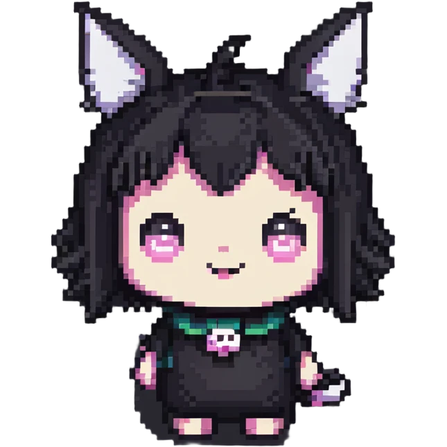 pink Kuromi emoji