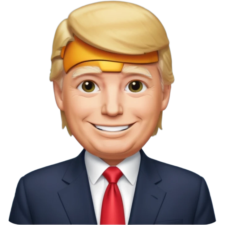 Trump looking se emoji