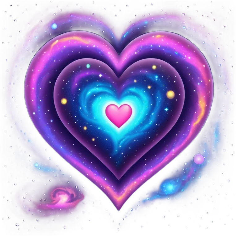 Galaxy heart  emoji