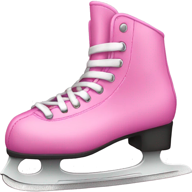 Ice skates pink emoji