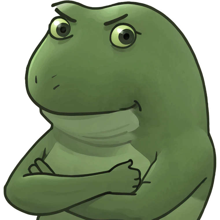 Person facing away with arms crossed emoji