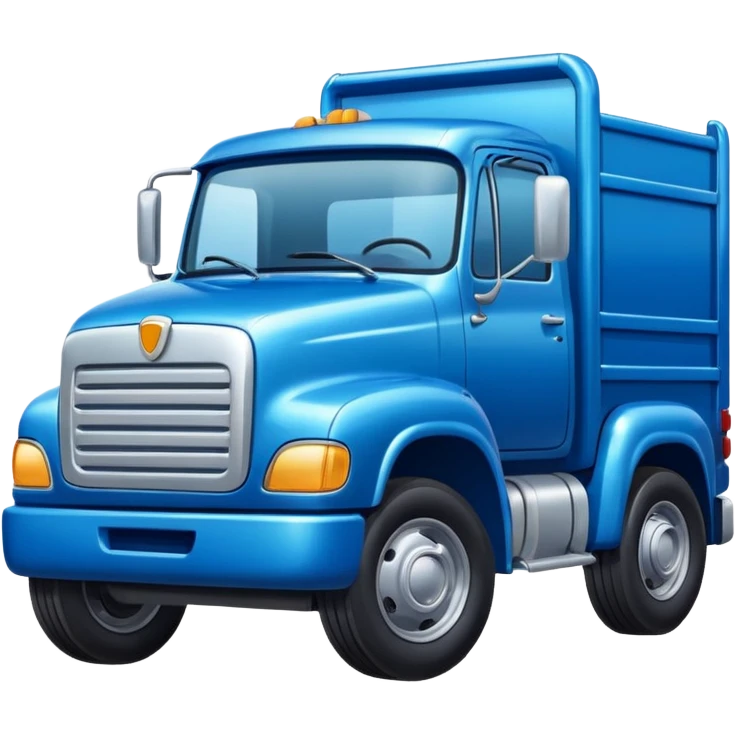 camion bleu emoji