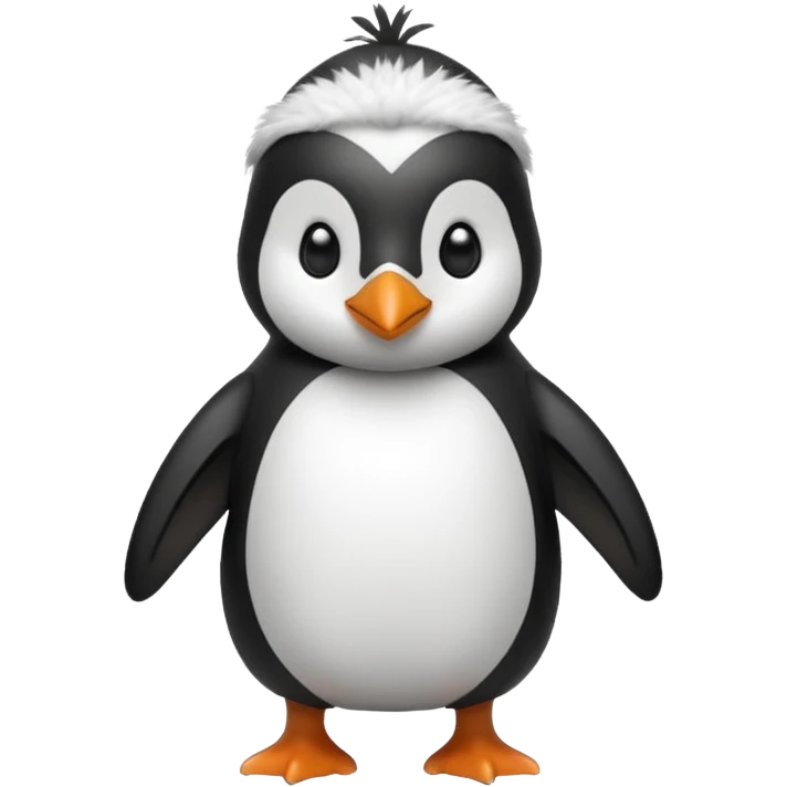 Penguin in a soccer jersey emoji