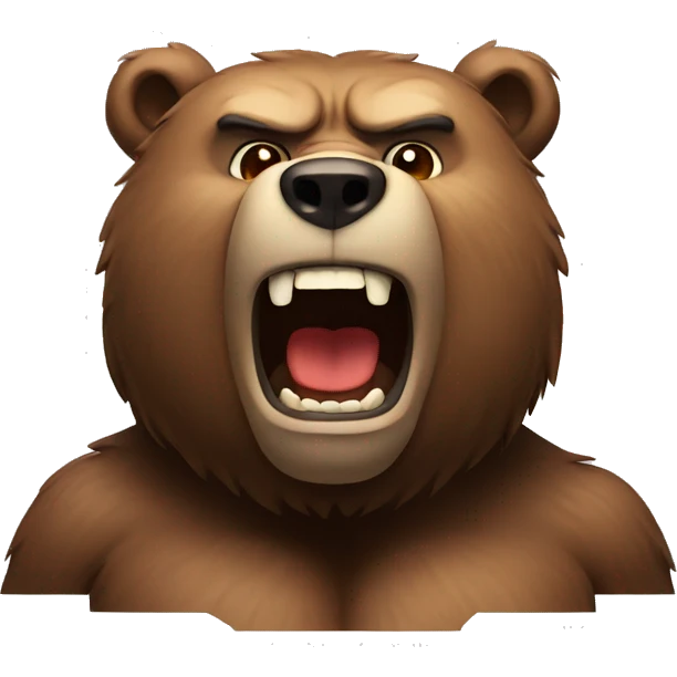 bear angry  emoji
